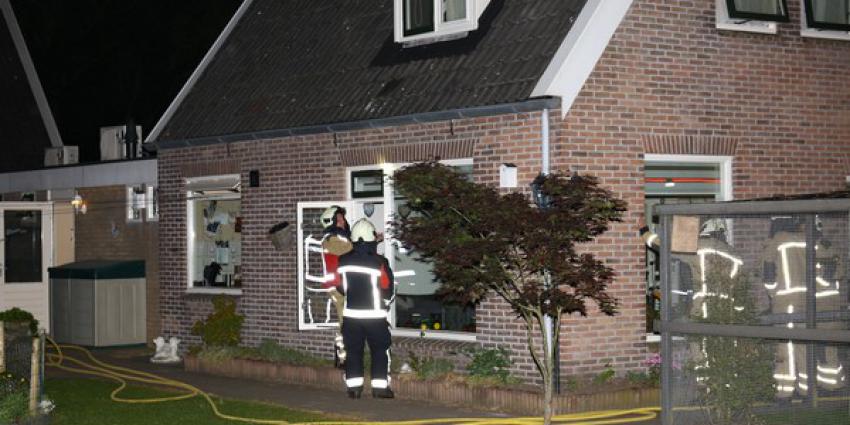 Woning in Gasselte vol rook