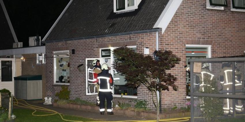 Woning in Gasselte vol rook