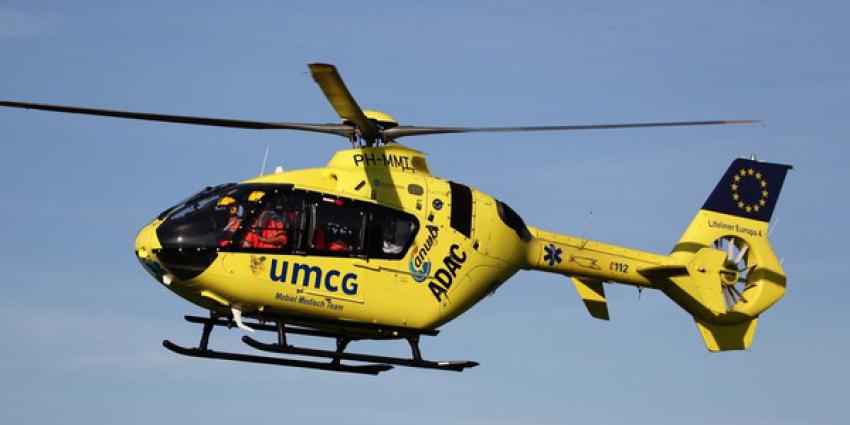 Ongeval achter woning in het Drentse Gasselte 