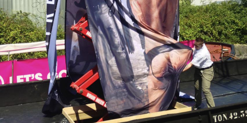 Kijkmiddag versieren boten Amsterdam Gay Pride 