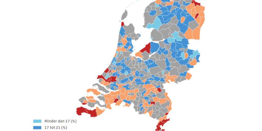In uiterste punten van Nederland gezondheid inwoners minder
