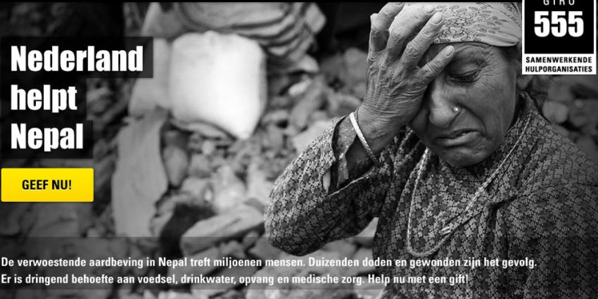 Slechts 10% geld getroffen Nepal naar wederopbouw gegaan