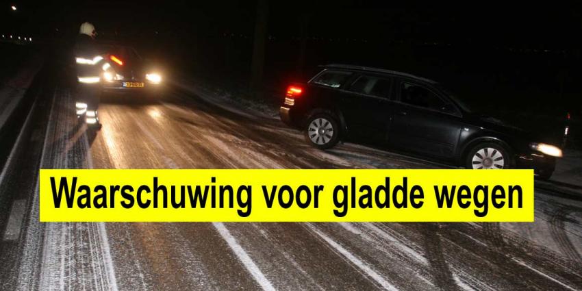 KNMI waarschuwt voor gladde wegen door sneeuw en ijzel