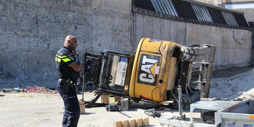 graafmachine-gekanteld