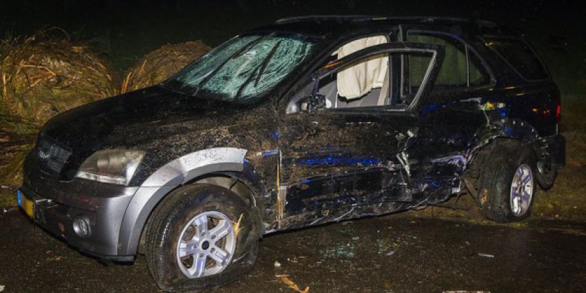 Bestuurder bekneld in voertuig na eenzijdig verkeersongeval in Haaren