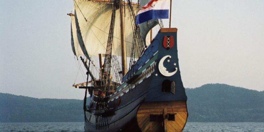 VOC-museumschip de Halve Maen op 23 mei naar Nederland