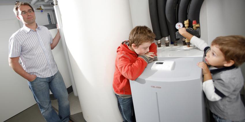 Geïnstalleerde warmtepomp 