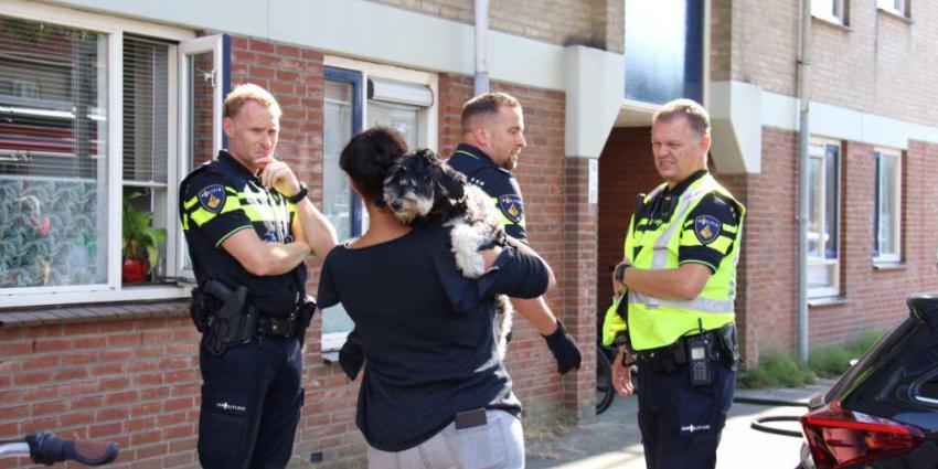 Hond gered bij woningbrand in Vlaardingen