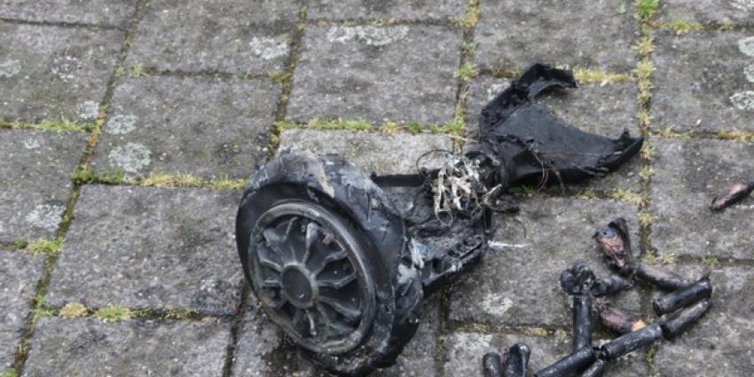 brand, vuilniswagen, hoverboard