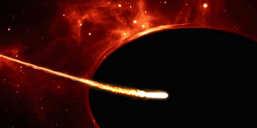 Grootste hypernova ooit blijkt roterend zwart gat dat ster uiteenscheurt