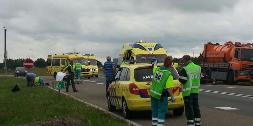 Gewonden bij aanrijding op N33 bij Wildervank