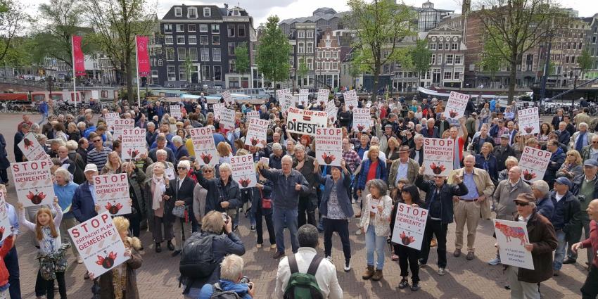 Demonstratie tegen erfpacht