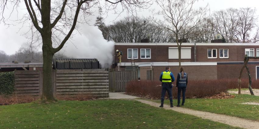 Rookontwikkeling bij schuurbrand