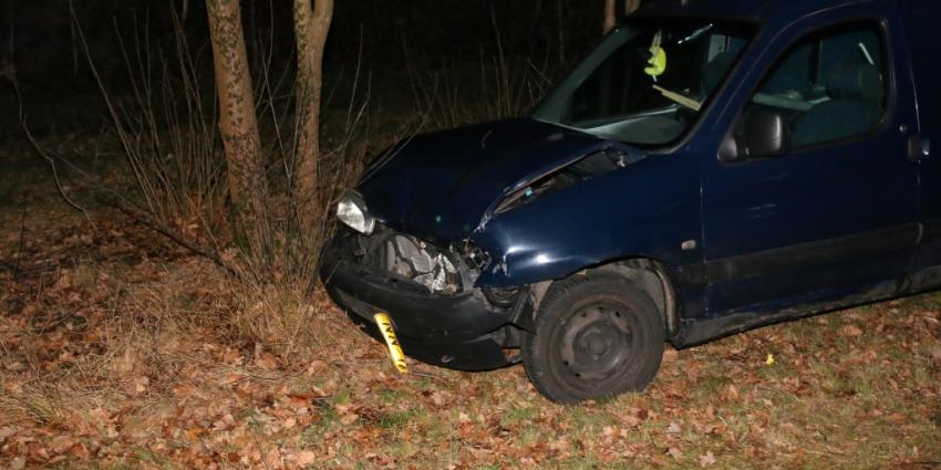 Kop-staart aanrijding nabij Gieten