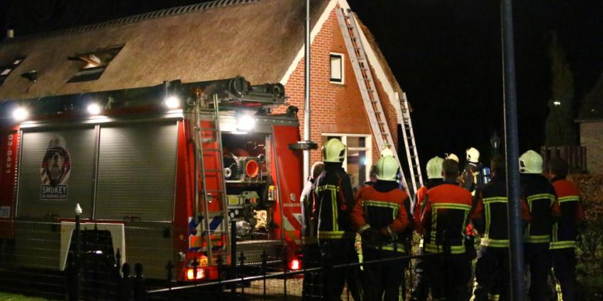 Brand in woonboerderij Eext