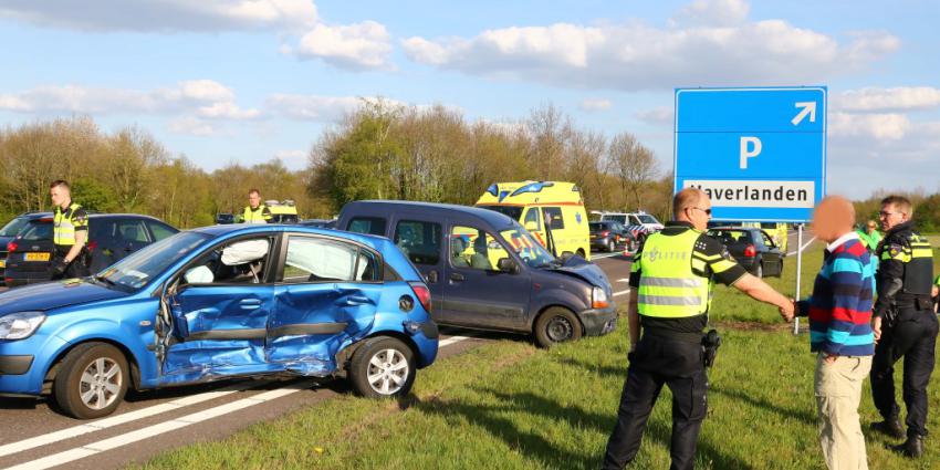 Gewonden bij aanrijding op N34
