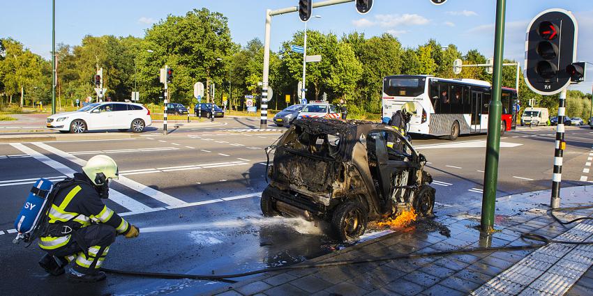 Smart volledig uitgebrand in Schijndel