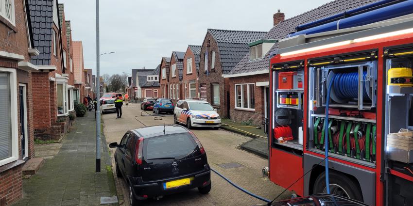 Brandweer en politie ter plaatse