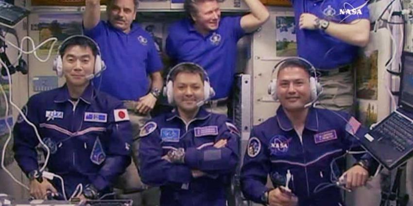 International Space Station van 3 nieuwe astronauten voorzien