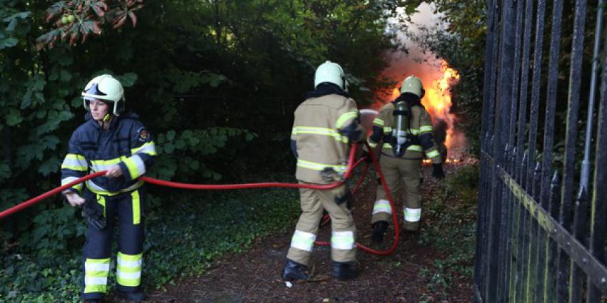 gestolen auto, uitgebrand