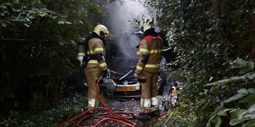 gestolen auto, uitgebrand