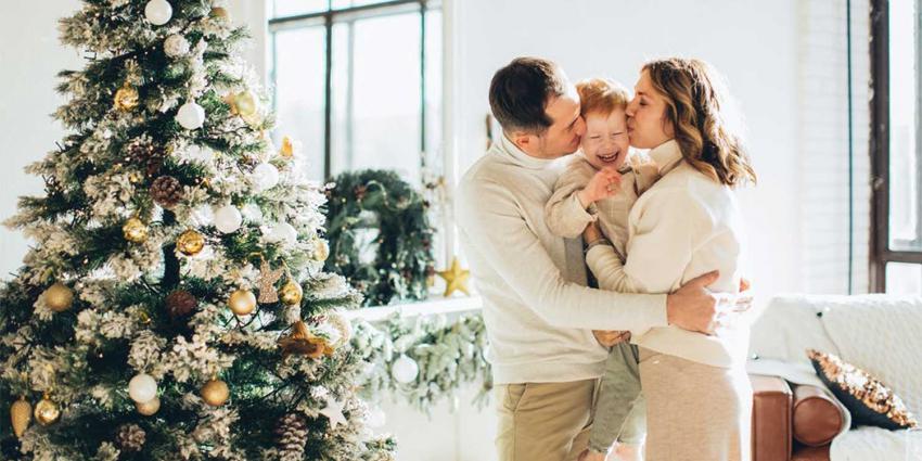kerstboom-gezin