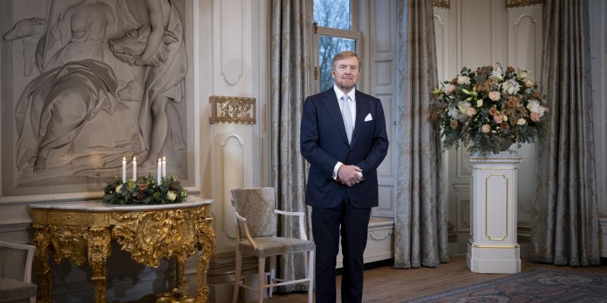 Koning Willem-Alexander spreekt de kersttoespraak uit