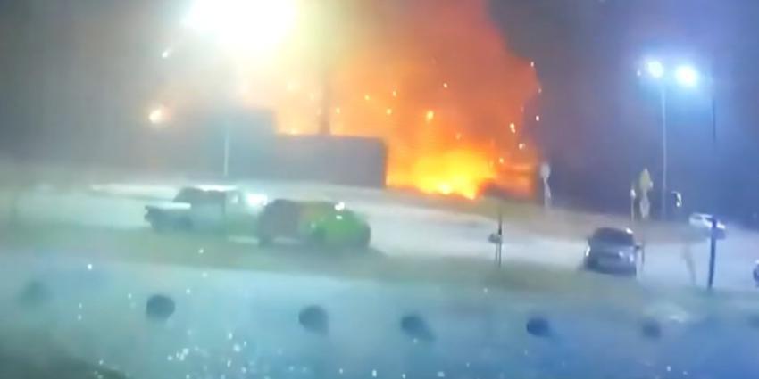 doden door bombardement op een winkelcentrum Kiev