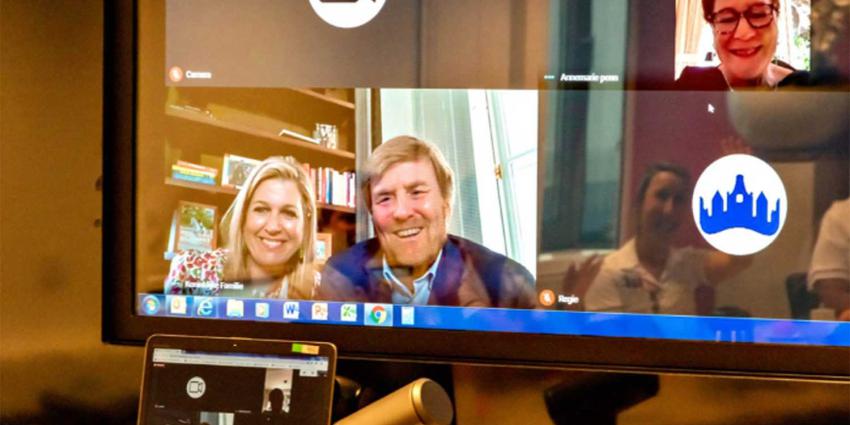 koning-videogesprek-Maastricht UMC+