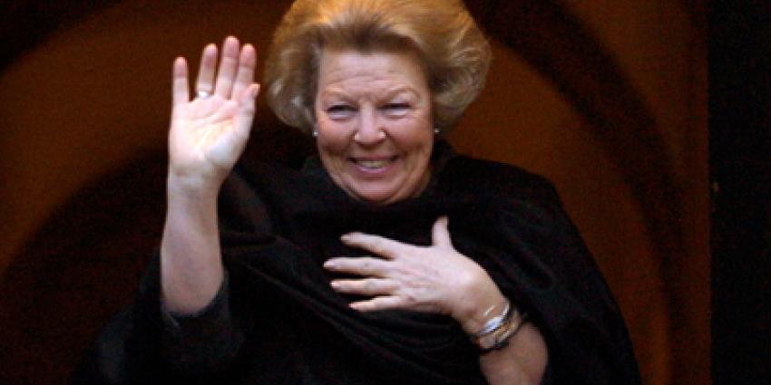 Prinses Beatrix bij het Museumsymposium