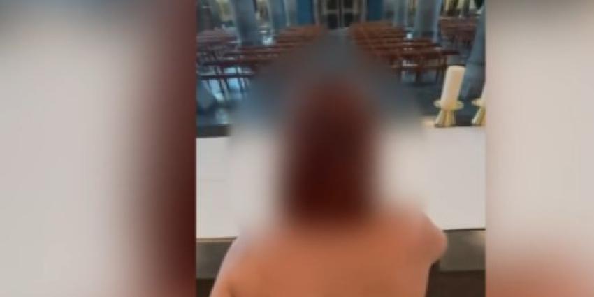 Koppel heeft seks in de kerk van Bree