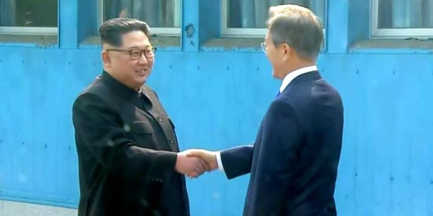 Historische ontmoeting tussen leiders Noord- en Zuid-Korea