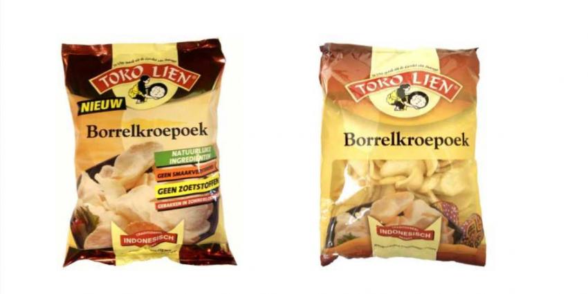 Toko Lien Borrel Kroepoek uit de schappen om gluten