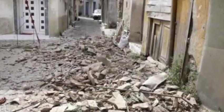 Aardbeving treft west-Turkije en het Griekse eiland Lesbos