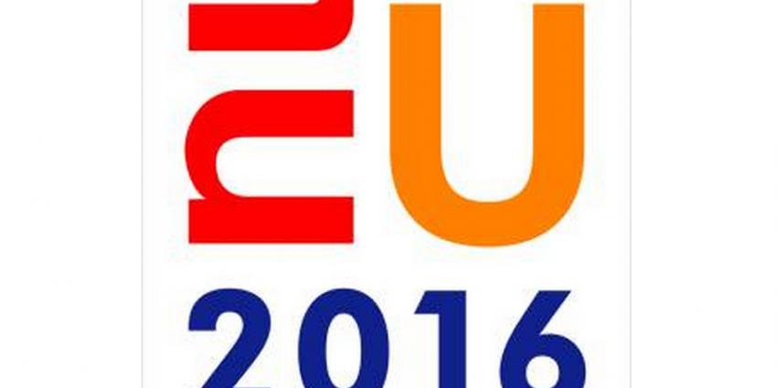 Foto van logo beeldmerk Nederland EU | Studio Dumbar