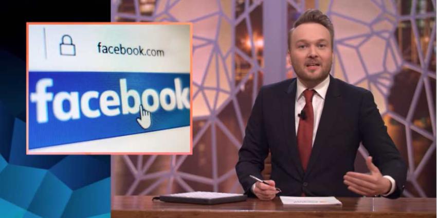 Groep mensen verlaten voorstelling Lubach Live in Emmeloord