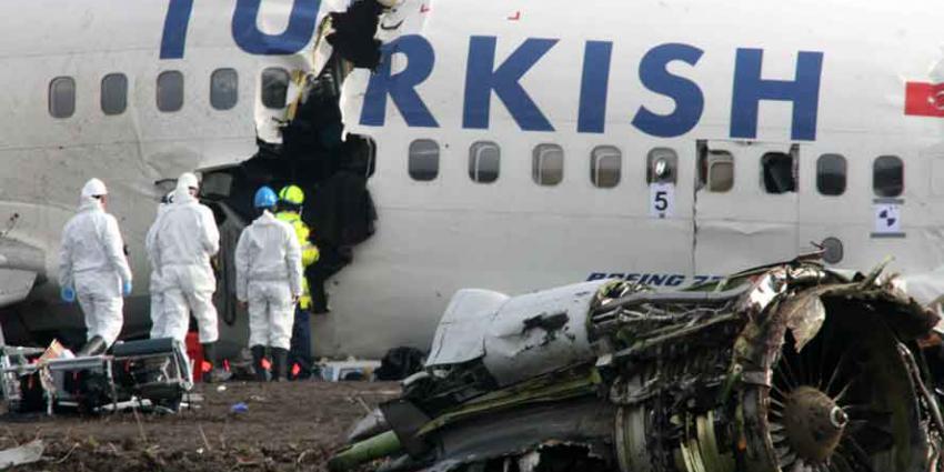 Passagiers Turks vliegtuig krijgen foto's vliegcrash op telefoon