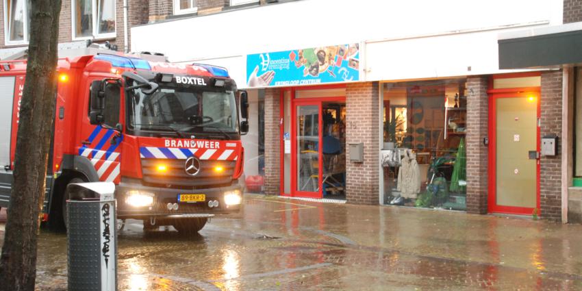 Brandweer assisteert bij wateroverlast