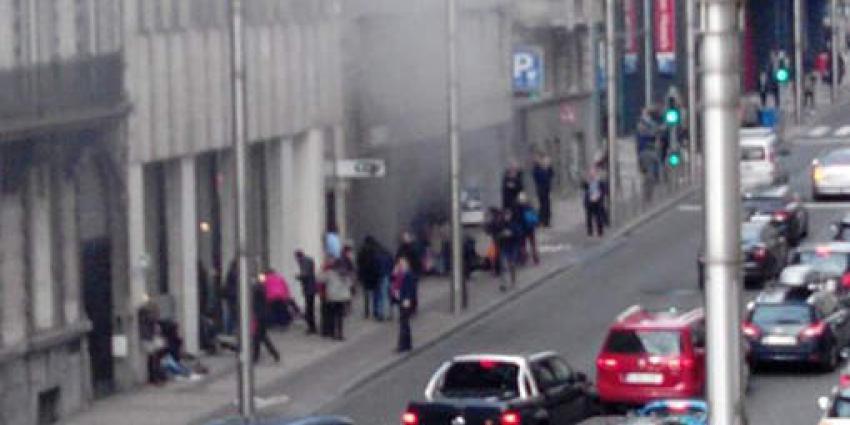 Bomaanslag op metrostation Brussel