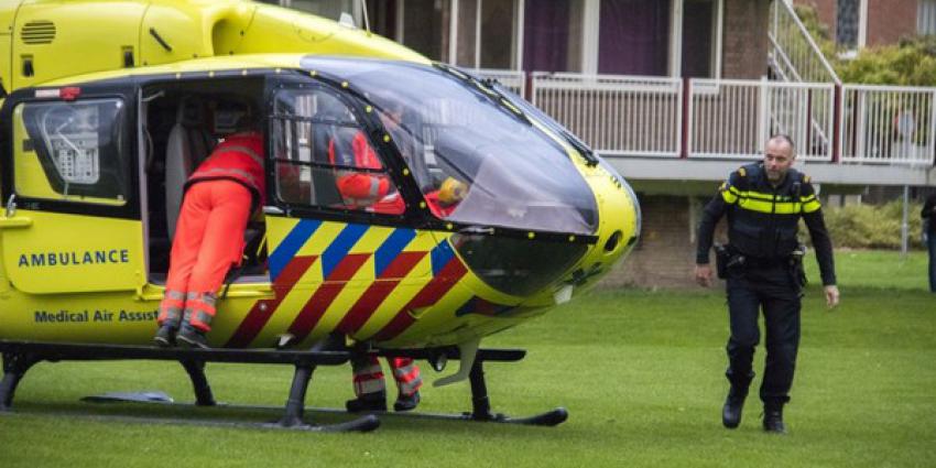 Inzet traumahelikopter voor medische noodsituatie