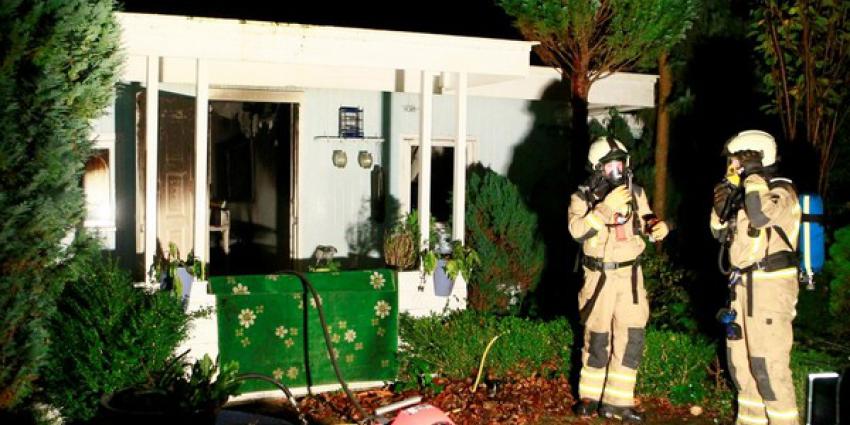 Brand in chalet Midlaren 