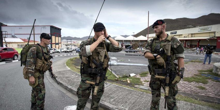 Nog meer militairen naar Sint Maarten