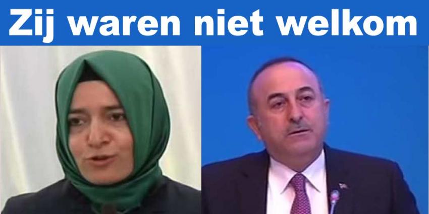 Turkse ministers niet welkom in Nederland