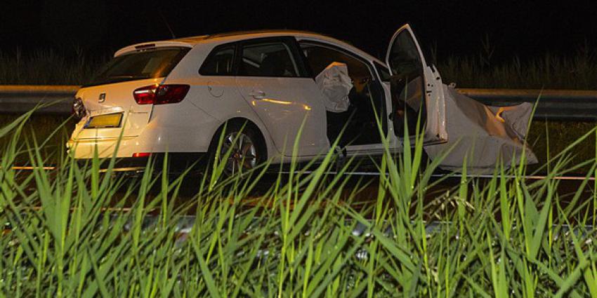 Vier gewonden bij ernstig ongeval op A58