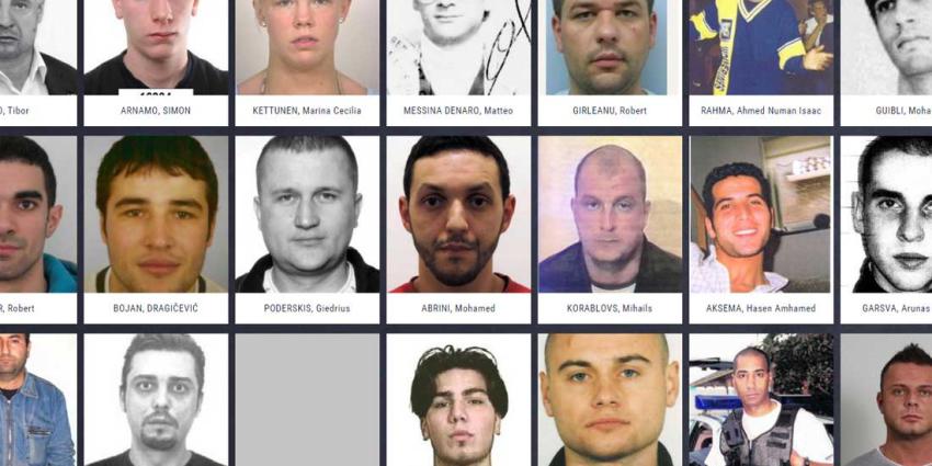 Twee Nederlanders op Europol 'Most-Wanted-lijst'