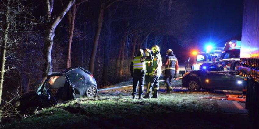 Zwaar ongeval op de N374 bij Drouwenermond
