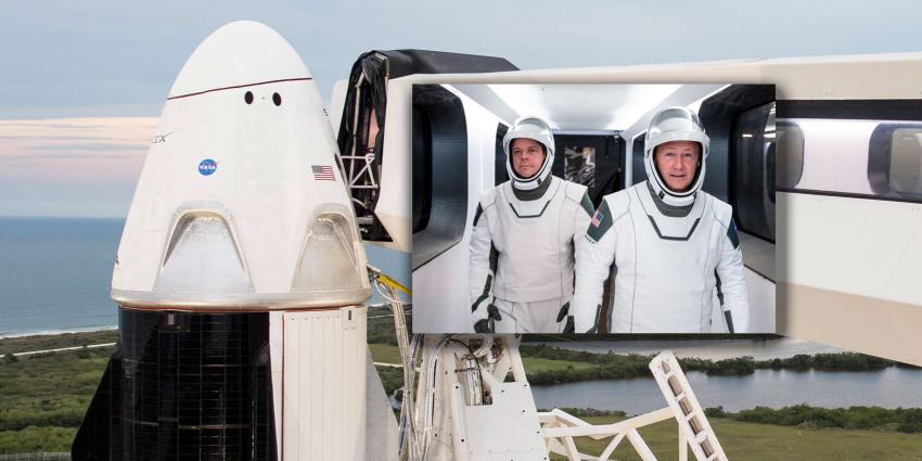Lancering raket SpaceX afgeblazen
