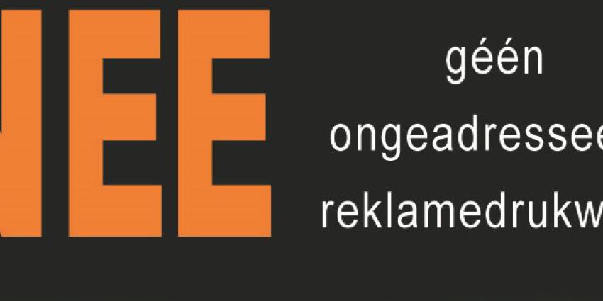 Foto van nee-sticker