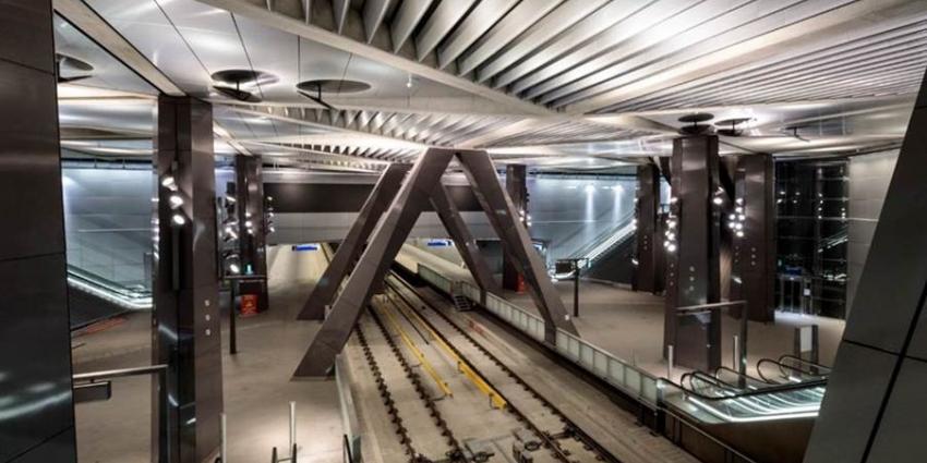 Bouw Noord/Zuidlijn is voltooid; metrostations en lijn klaar om proef te draaien