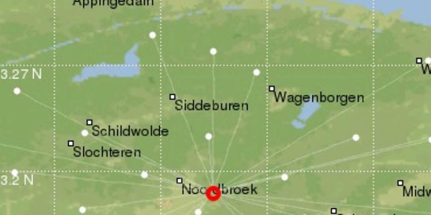 Lichte aardbeving in Groningse Noordbroek